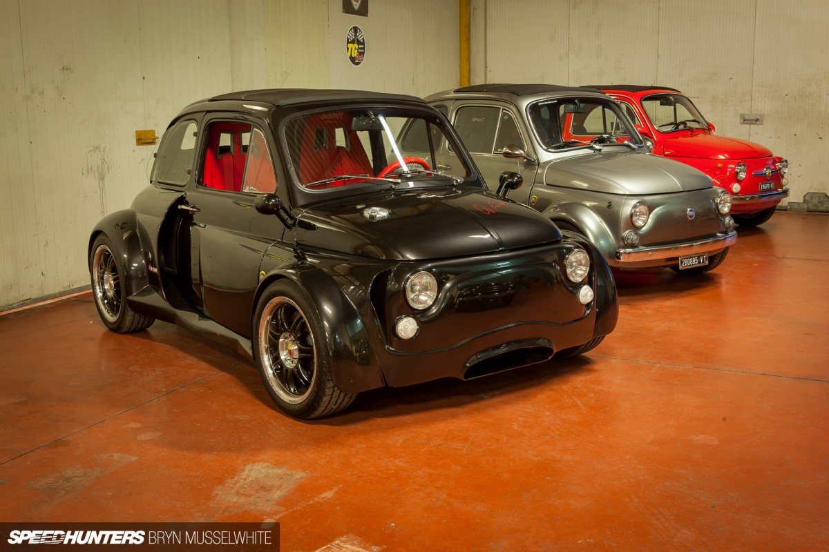 Oemmedi Meccanica fiat 500 V8 Ferrari-9