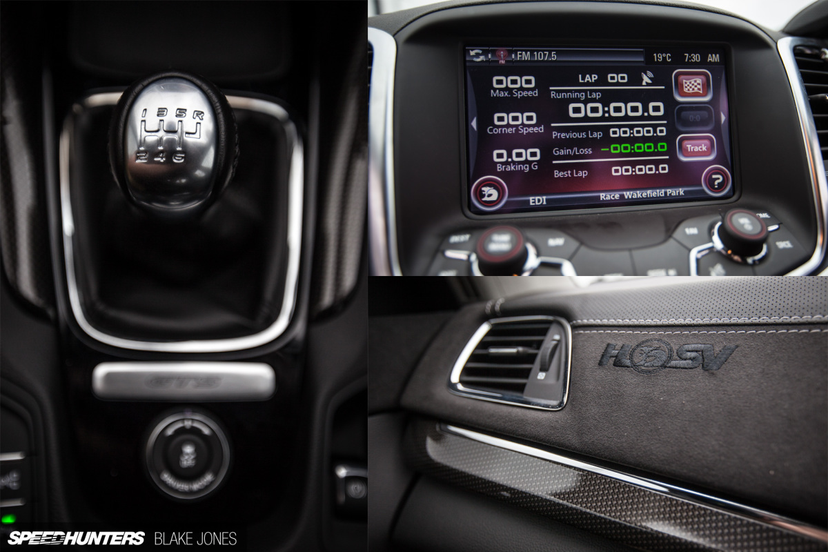 HSV GTS interior collage