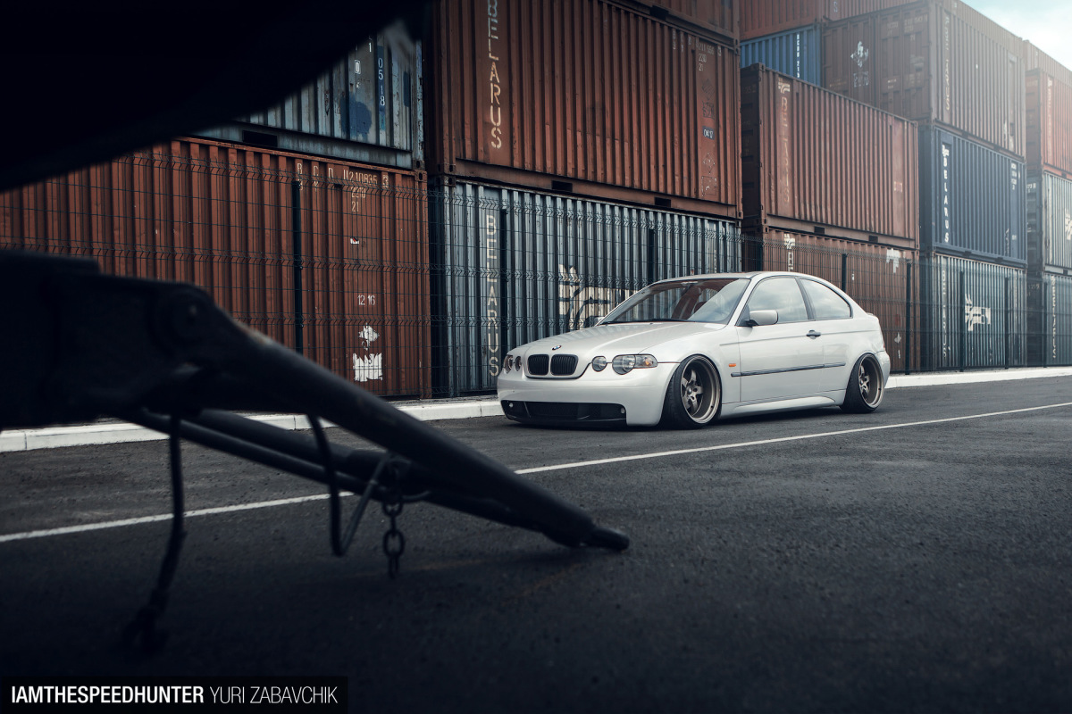A Slammed BMW Compact From Belarus