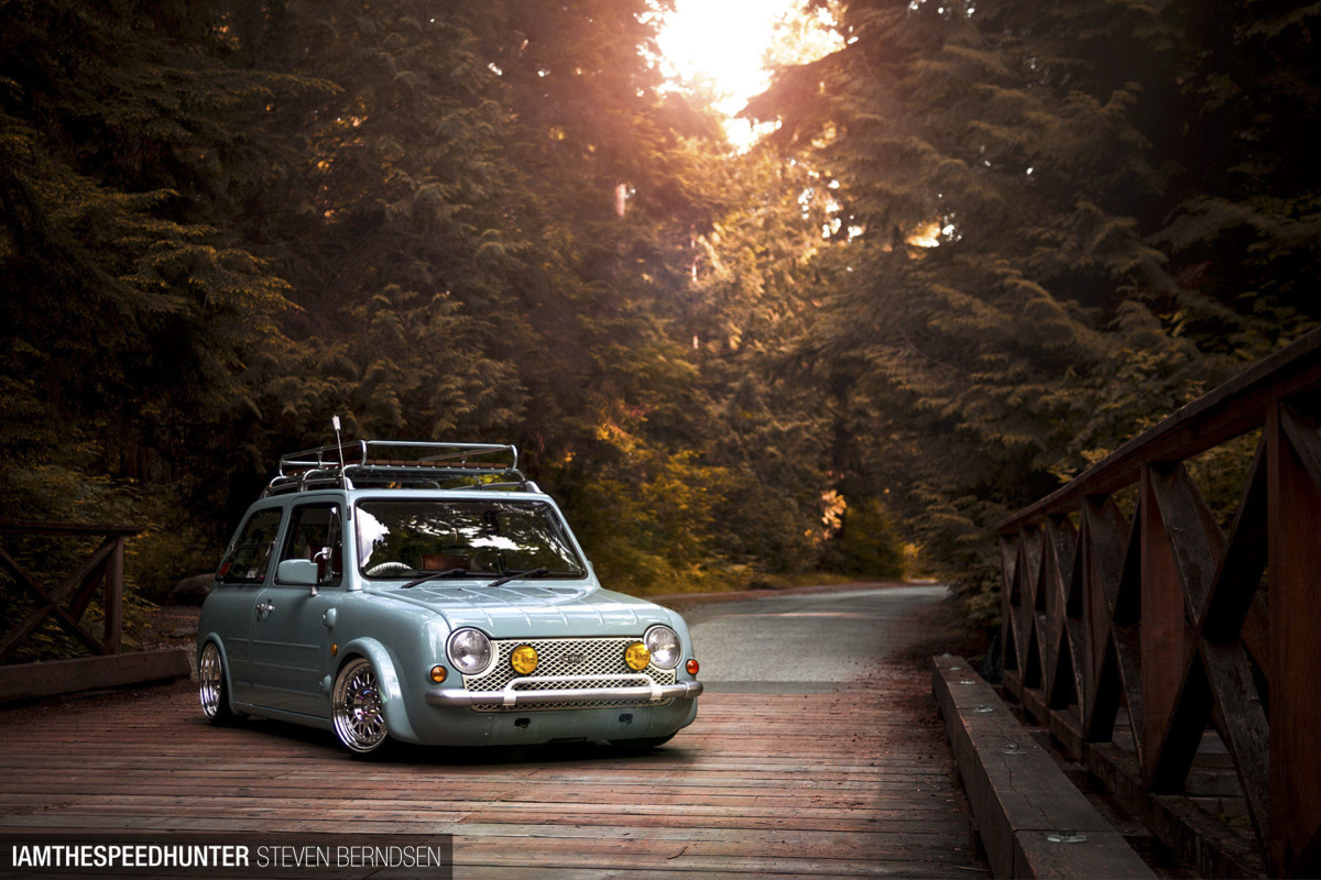 Retro JDM: A Slammed Nissan Pao