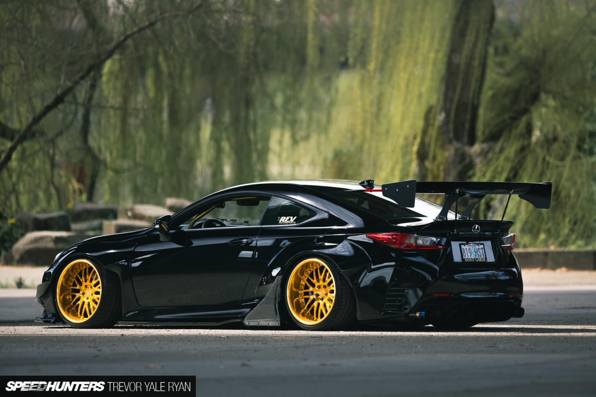 Artistic License: A Blown Lexus RC350 On Air