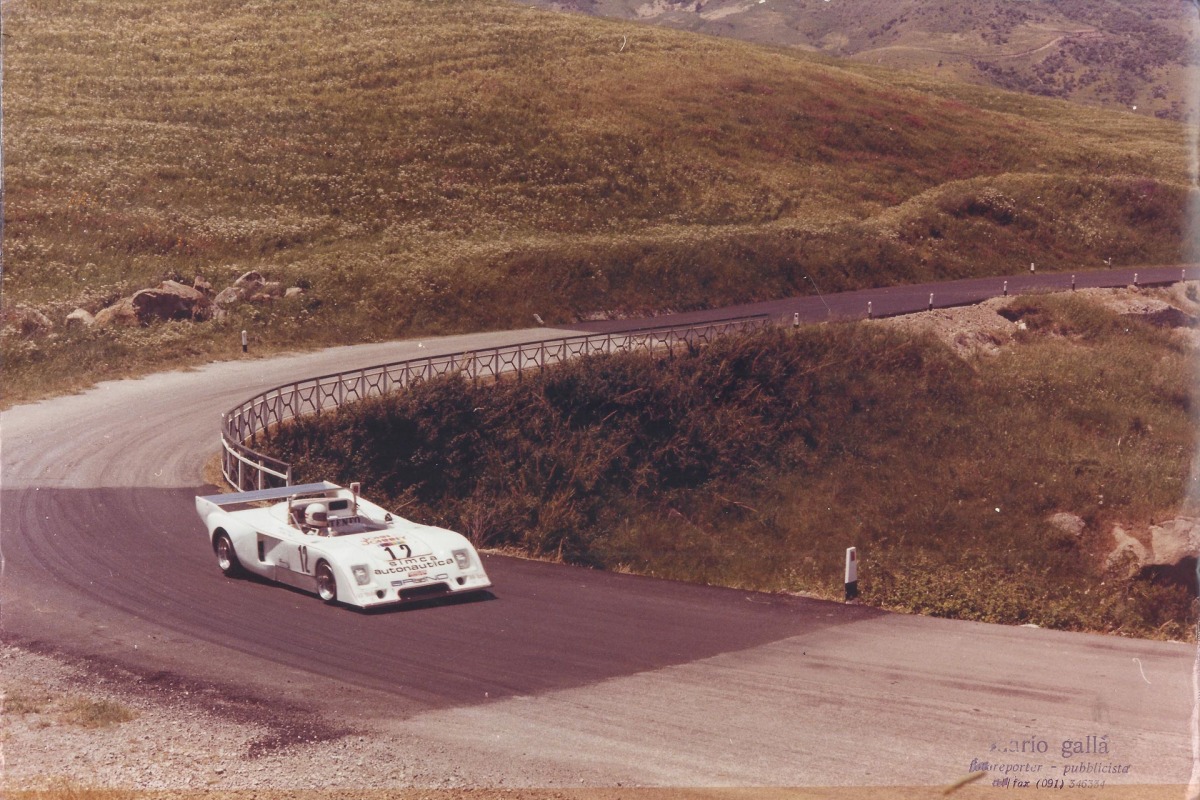 1977 Chevron B-36 original photos at Targa Florio 1