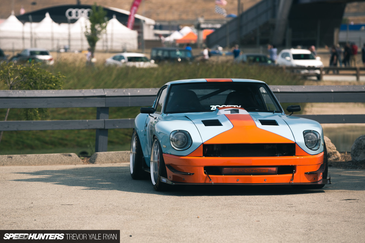 Nissans In The Laguna Seca Paddock