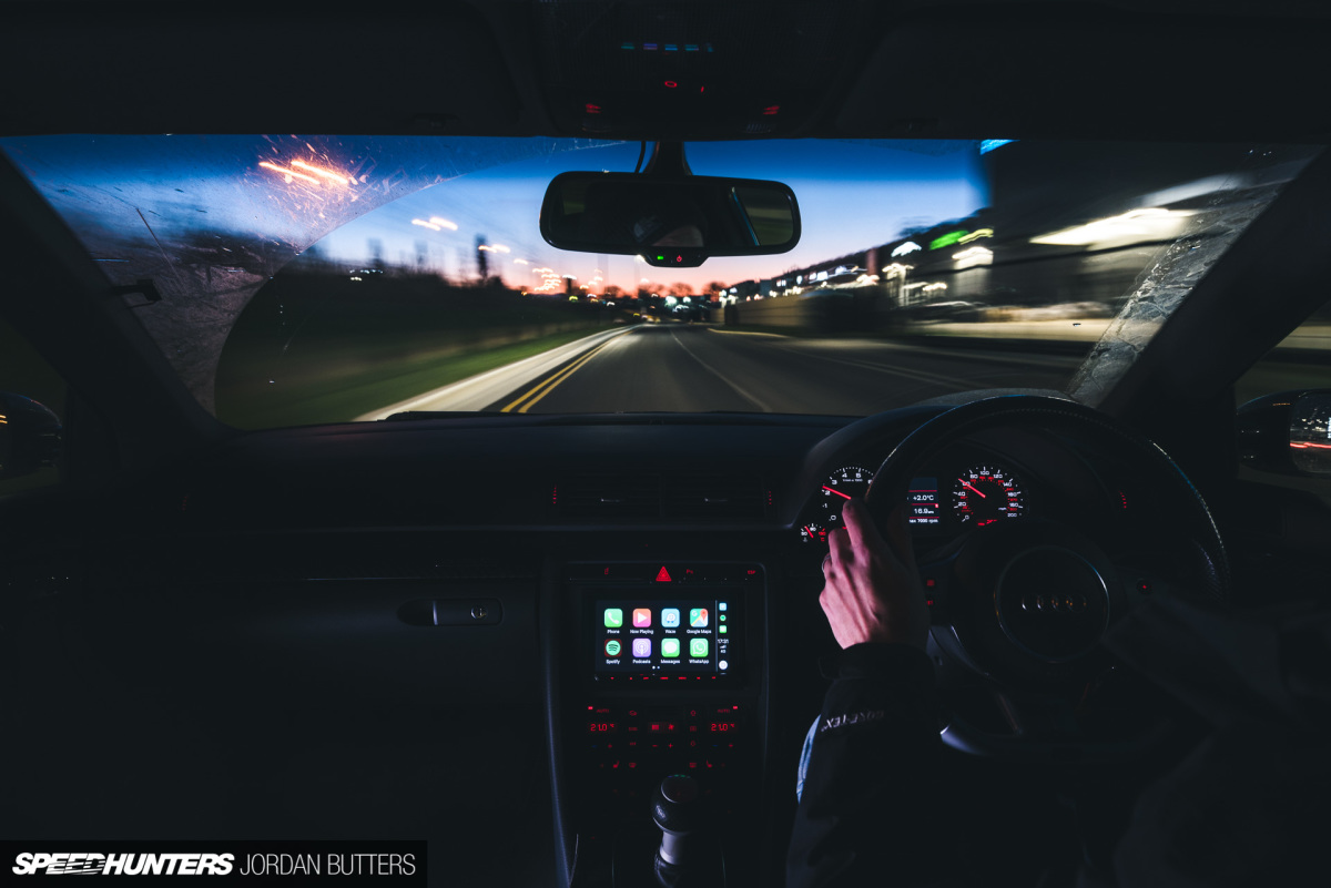 Project RS4 Kenwood CarPlay SPeedhunters by Jordan Butters-