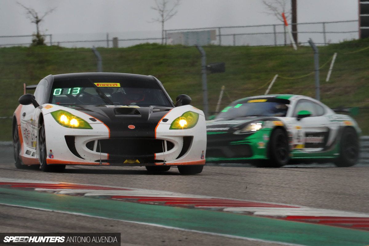 Ginetta GT4 Drew Staveley Blancpain GT Challenge COTA