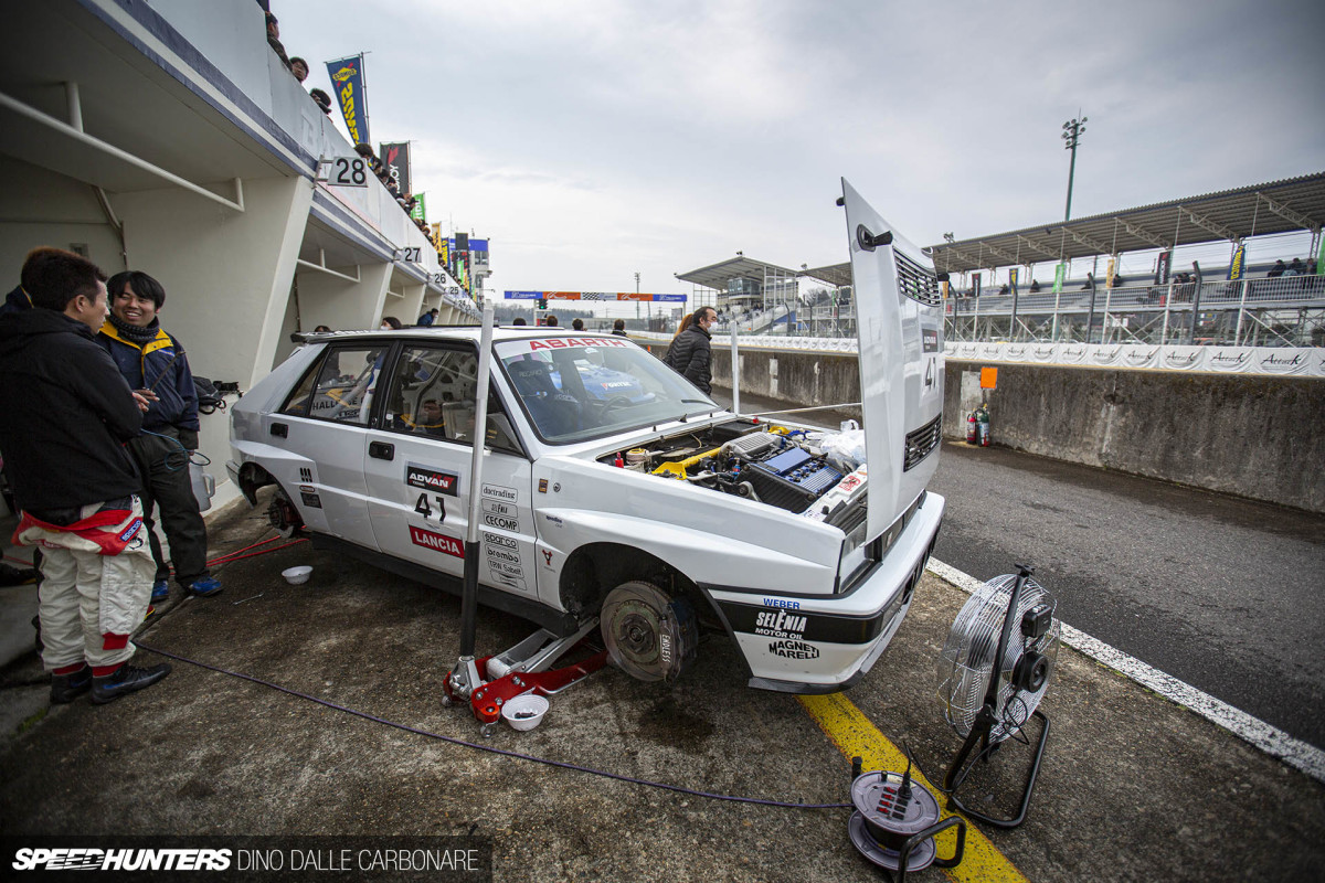 A Time-Attacking Lancia Delta Integrale