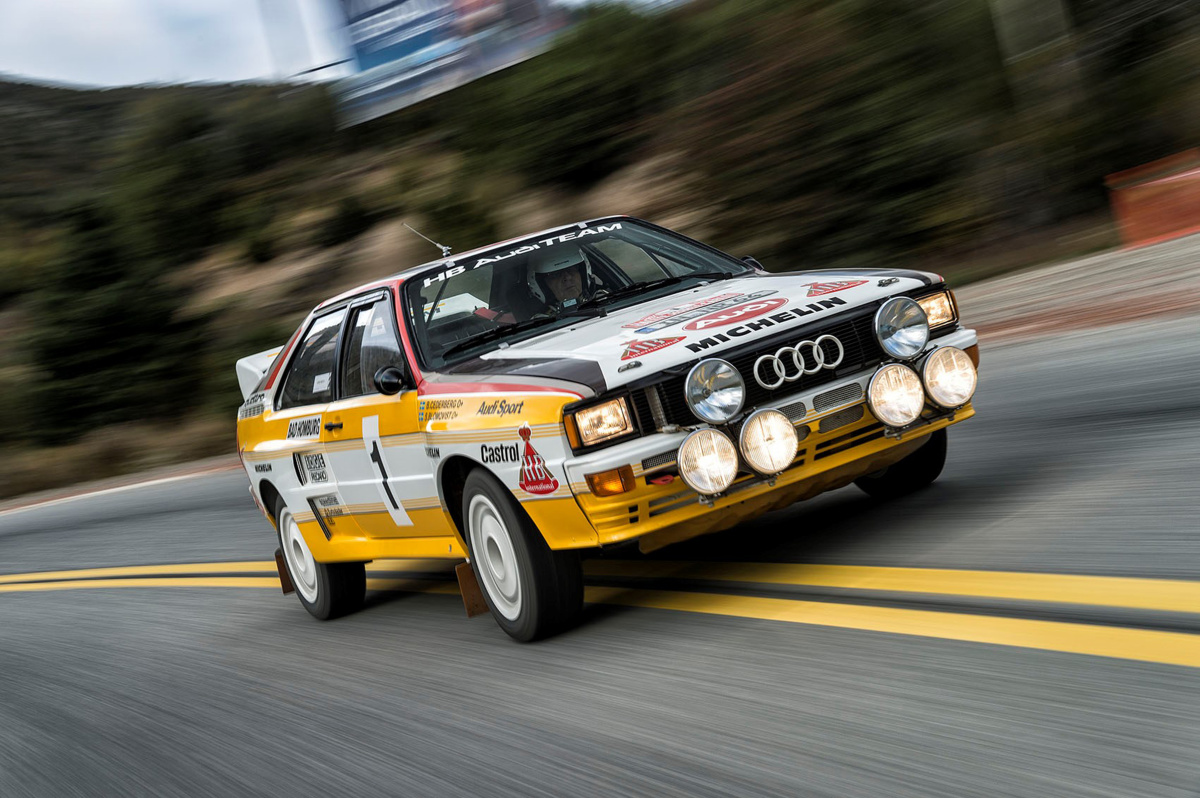Audi Rallye-icons at the Eifel Rallye Festival 2014