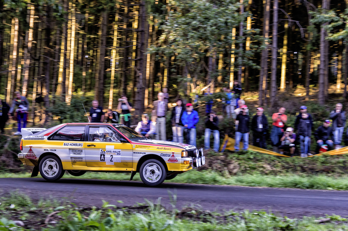 Audi Rallye-Ikonen beim Eifel Rallye Festival 2014