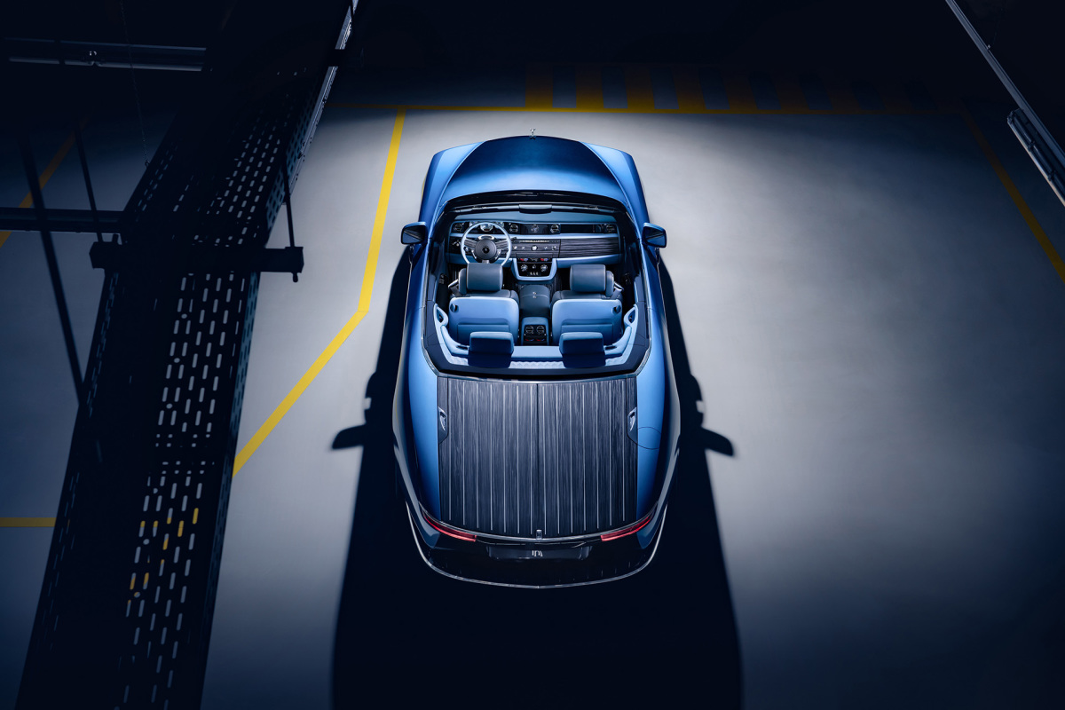Rolls-Royce Boat Tail in Goodwood Rear aerial