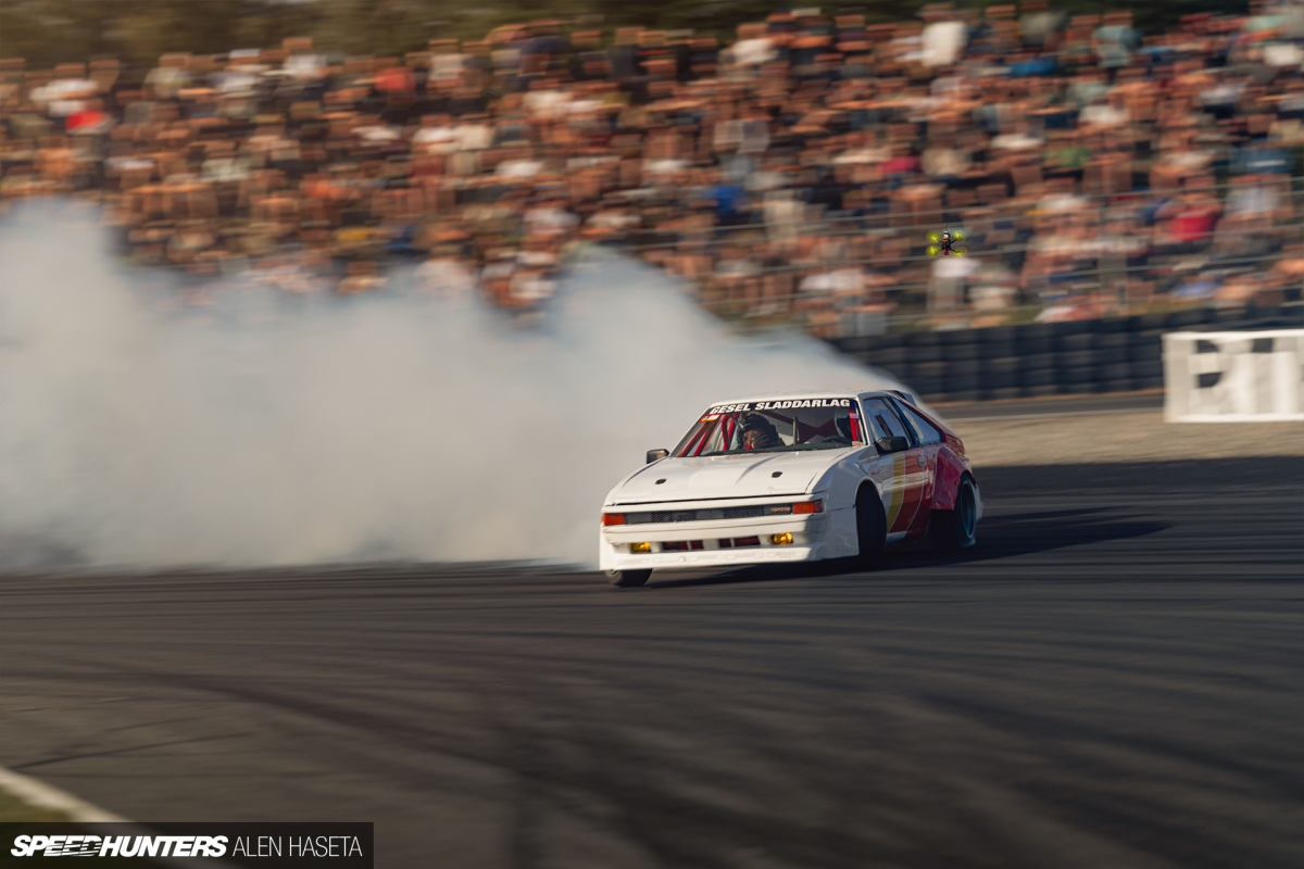 Sideways In A 500whp Toyota Celica Supra