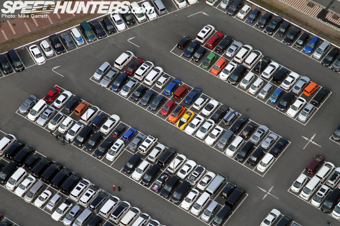 Random Snap>>auto Messe Parking From Above
